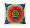 CHEETAH MANDALA BLUE & GREEN Accent Pillow By Kavka Designs