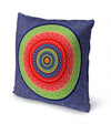 CHEETAH MANDALA BLUE & GREEN Accent Pillow By Kavka Designs