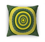 CHEETAH MANDALA GREEN & GOLD Accent Pillow By Kavka Designs