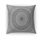 CHEETAH MANDALA GREY Accent Pillow By Kavka Designs