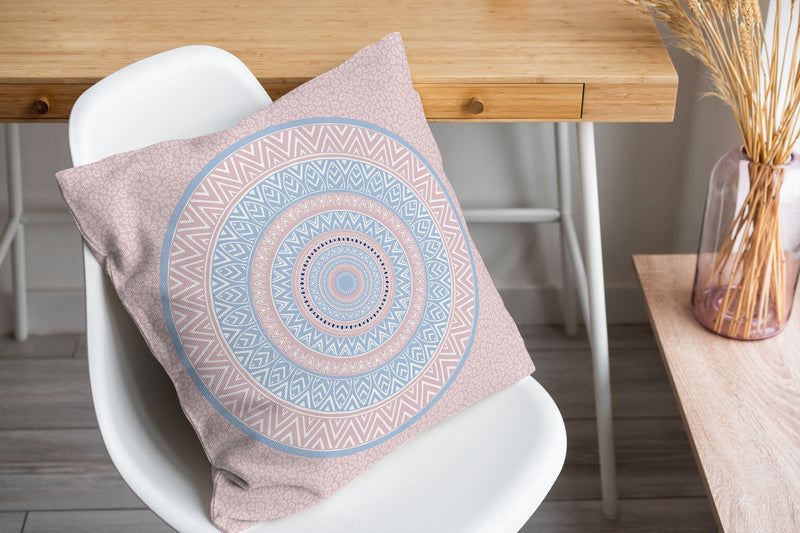 CHEETAH MANDALA PINK Accent Pillow By Kavka Designs