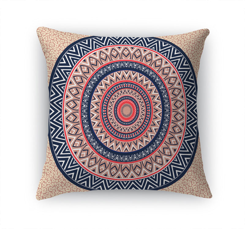 CHEETAH MANDALA PINK Accent Pillow By Kavka Designs