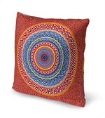 CHEETAH MANDALA RED Accent Pillow By Kavka Designs