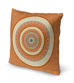 CHEETAH MANDALA TERRACOTTA Accent Pillow By Kavka Designs