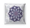 MANDALA PATTERN BLUE & PINK Accent Pillow By Kavka Designs