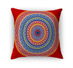 MANDALA RED Accent Pillow By Kavka Designs