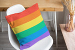 LGBT FLAG Accent Pillow By Kavka Designs