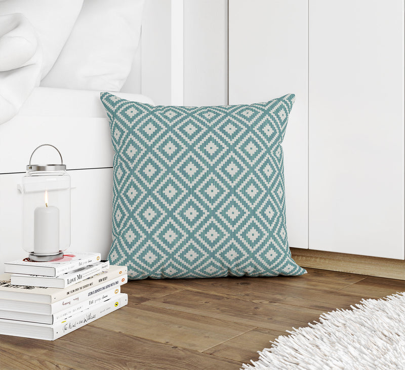 DIAMOND TEAL Accent Pillow By Kavka Designs