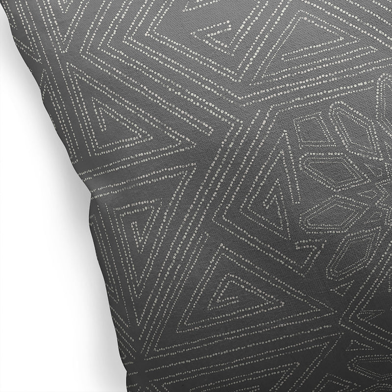 GRETA CHARCOAL Accent Pillow By Kavka Designs