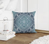 EMEK BLUE Accent Pillow By Kavka Designs