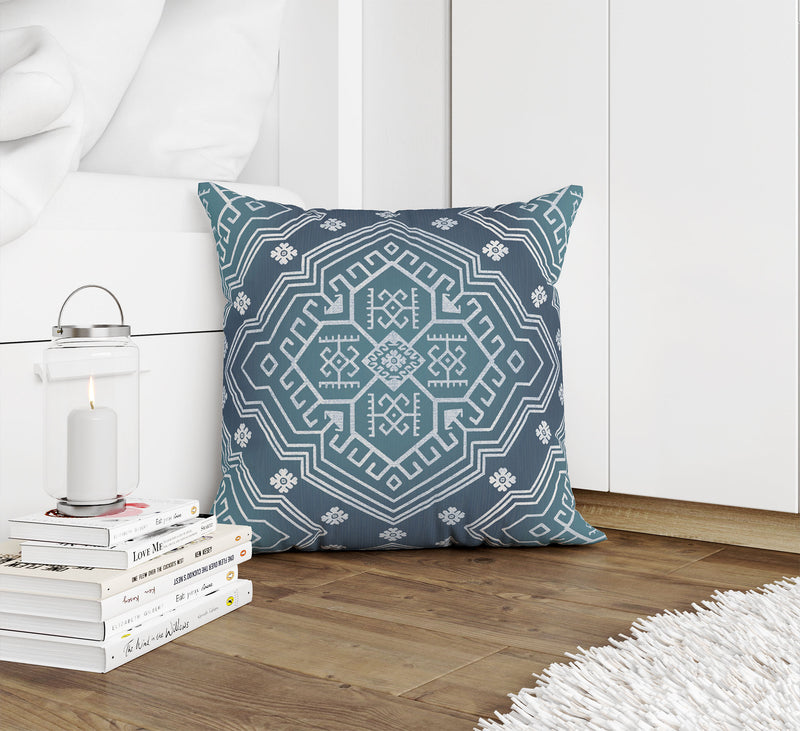 EMEK BLUE Accent Pillow By Kavka Designs