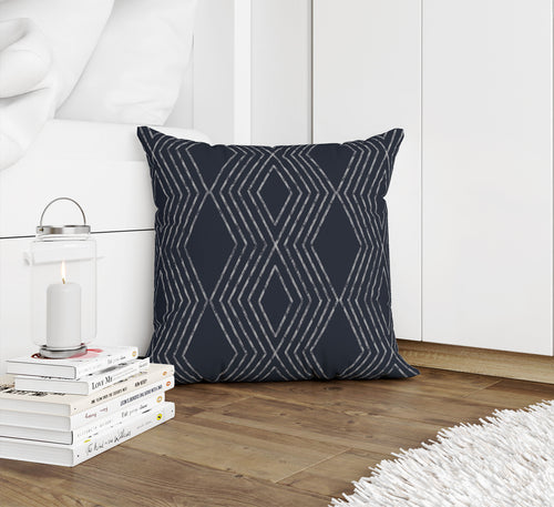 MAYA NAVY Accent Pillow By Kavka Designs