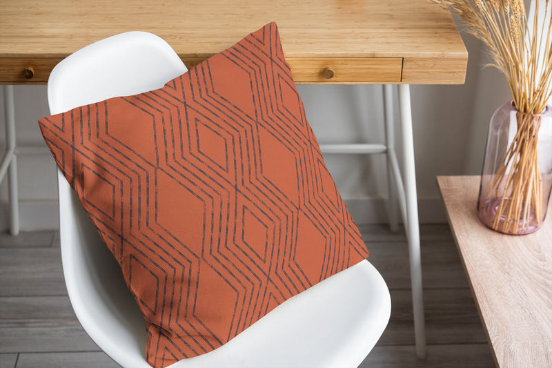 MAYA RUST Accent Pillow By Kavka Designs