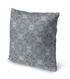 MEDALLION PATTERN GREY Accent Pillow By Kavka Designs