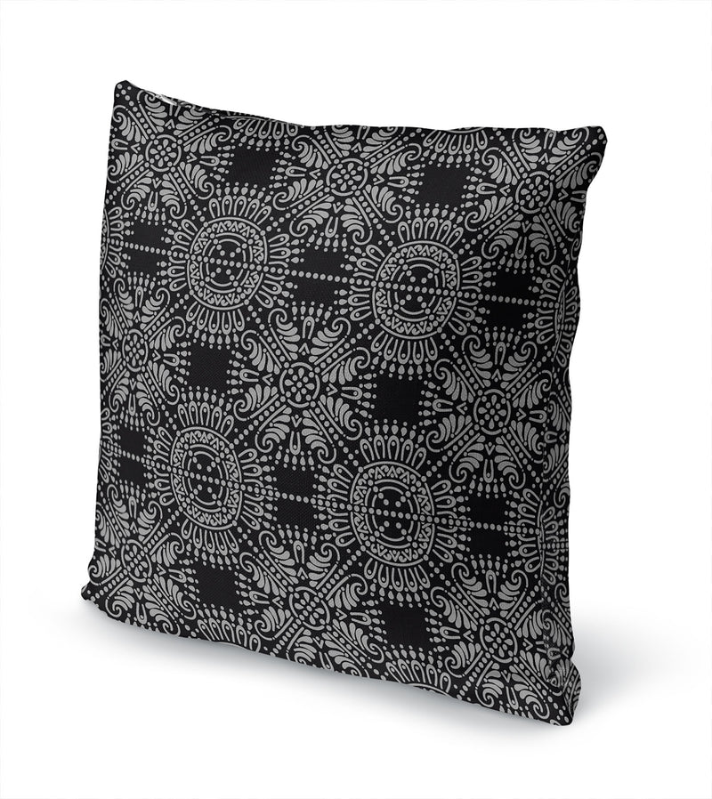 MEDALLION PATTERN MIDNIGHT Accent Pillow By Kavka Designs