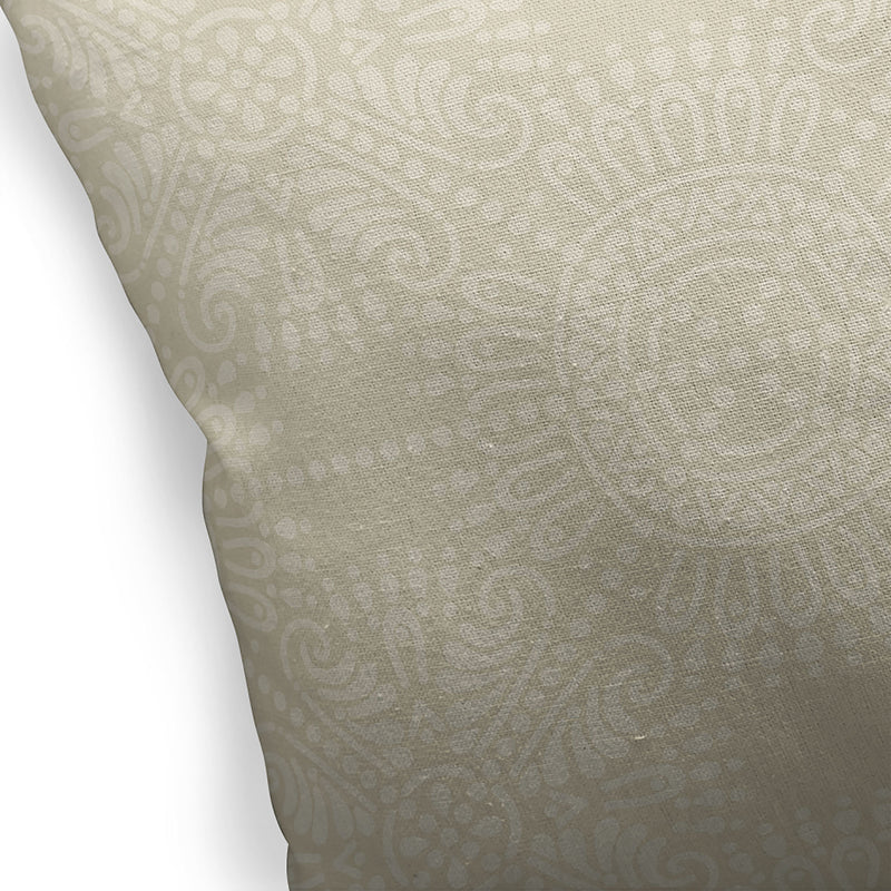 MEDALLION PATTERN NATURAL Accent Pillow By Kavka Designs