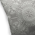 MEDALLION PATTERN TAUPE Accent Pillow By Kavka Designs