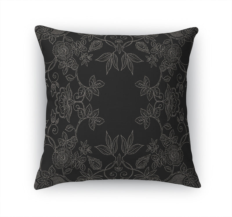 DANIELLA CHARCOAL Accent Pillow By Kavka Designs