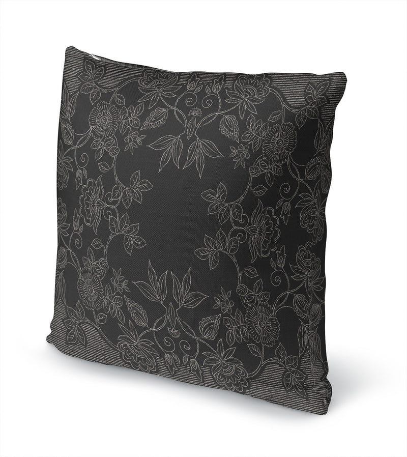 DANIELLA CHARCOAL Accent Pillow By Kavka Designs