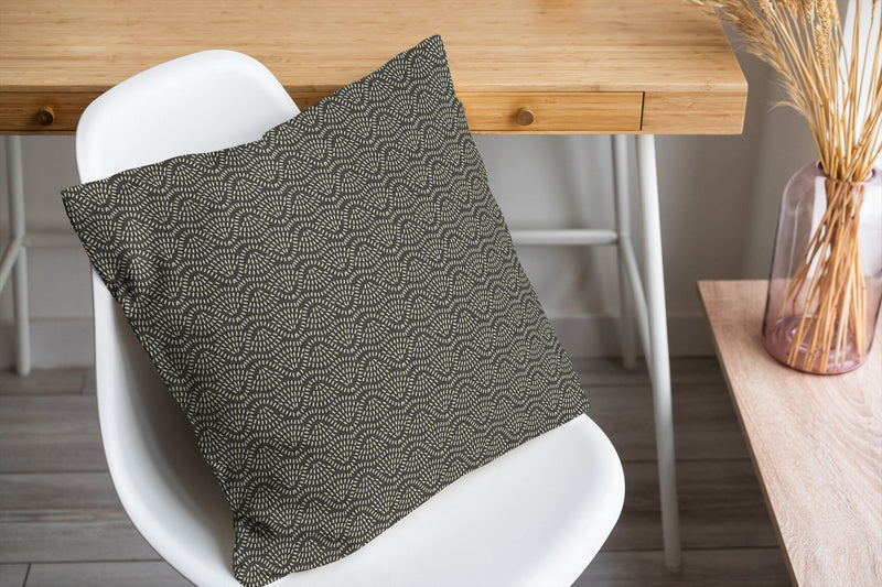 HIGH TIDE CHARCOAL Accent Pillow By Kavka Designs