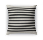 GRELLY IVORY & CHARCOAL Accent Pillow By Kavka Designs