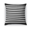 GRELLY CHARCOAL & WHITE Accent Pillow By Kavka Designs