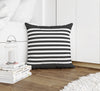 GRELLY CHARCOAL & WHITE Accent Pillow By Kavka Designs