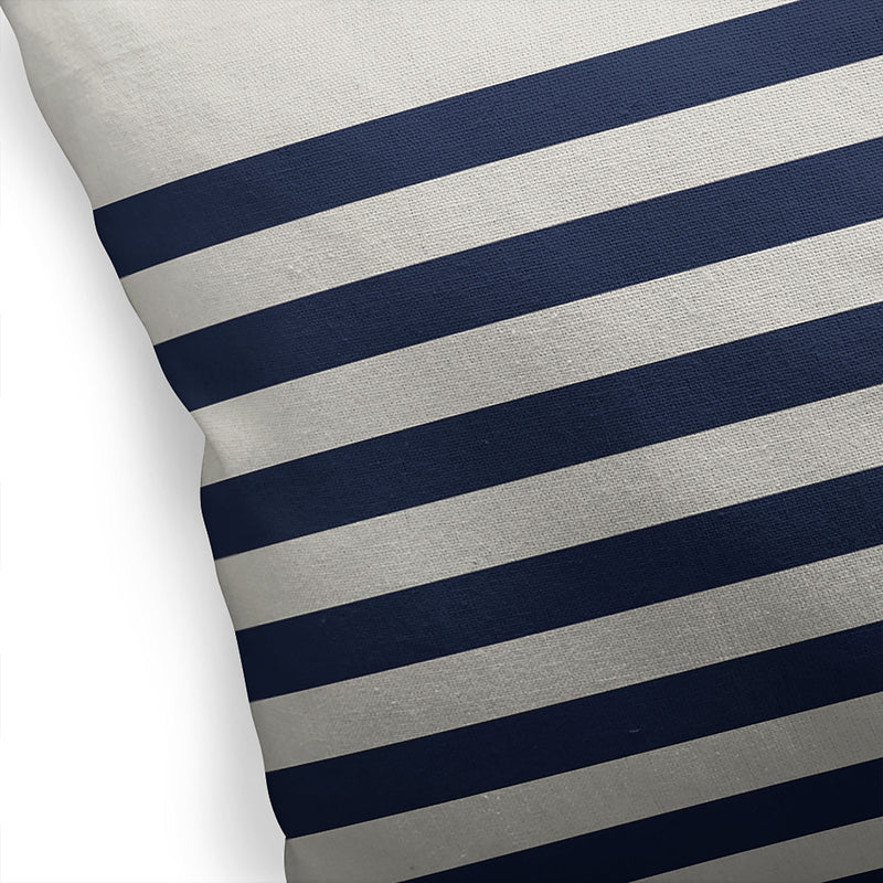 GRELLY IVORY & NAVY Accent Pillow By Kavka Designs