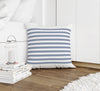 GRELLY WHITE & DENIM Accent Pillow By Kavka Designs