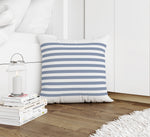 GRELLY WHITE & DENIM Accent Pillow By Kavka Designs