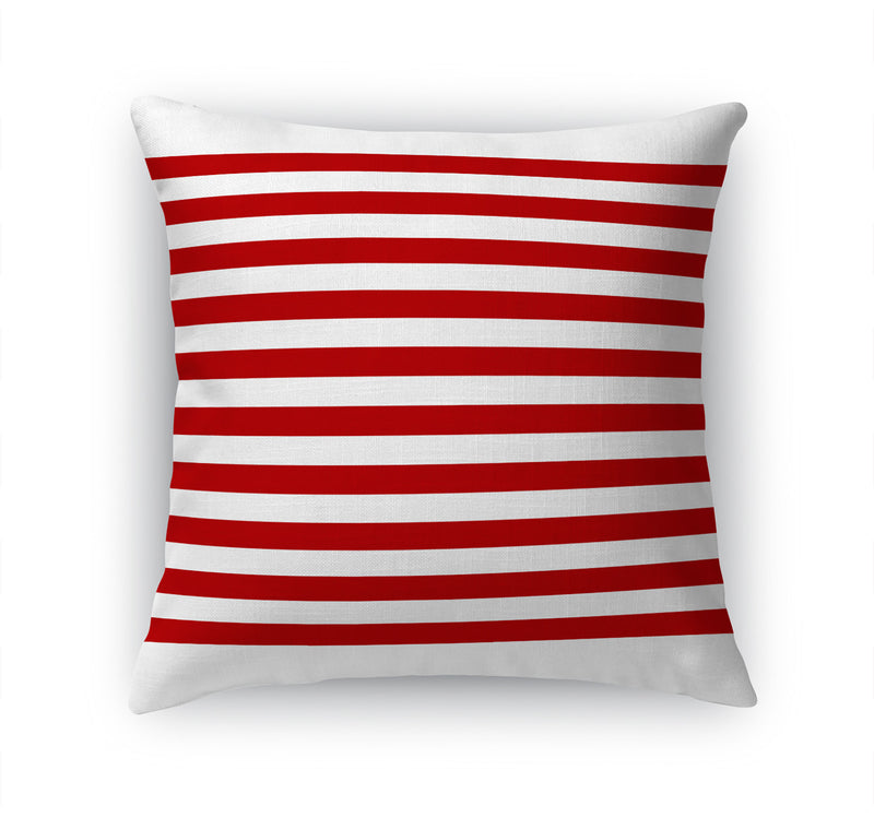 GRELLY WHITE & RED Accent Pillow By Kavka Designs