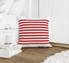 GRELLY WHITE & RED Accent Pillow By Kavka Designs