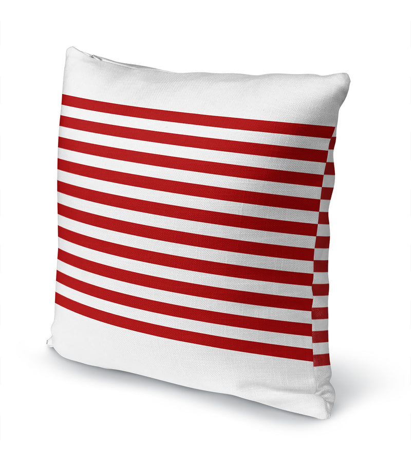 GRELLY WHITE & RED Accent Pillow By Kavka Designs