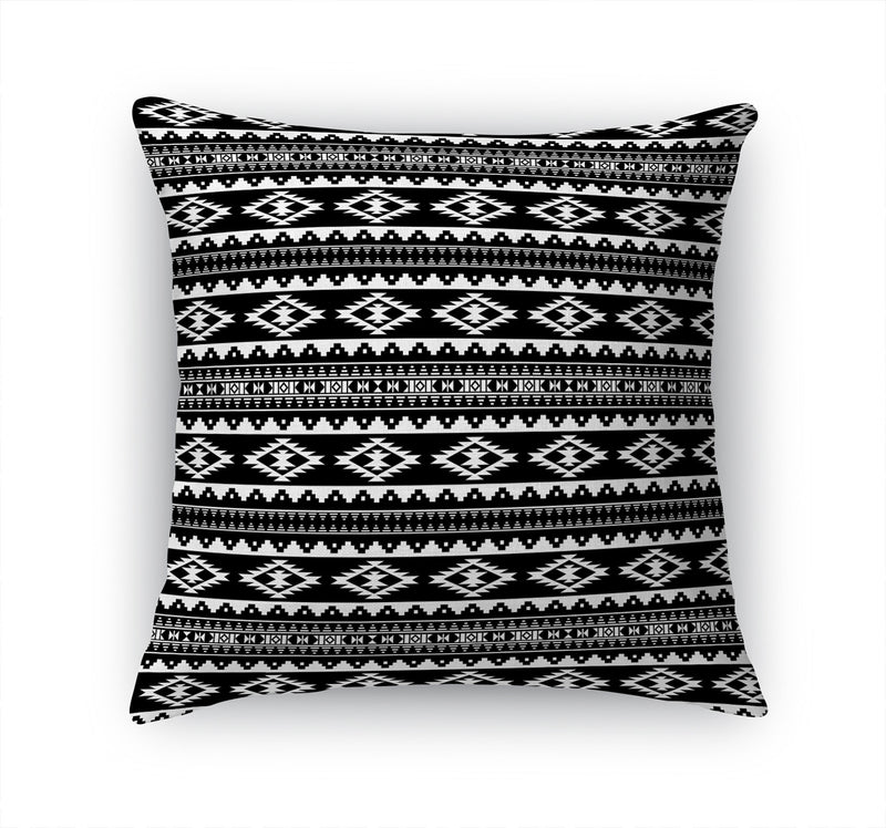 CHEROKEE CHARCOAL Accent Pillow By Marina Gutierrez