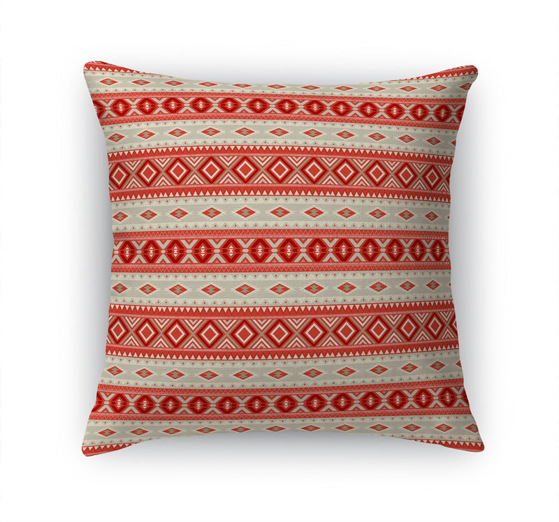 NAVAJO RED Accent Pillow By Marina Gutierrez