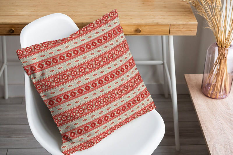 NAVAJO RED Accent Pillow By Marina Gutierrez