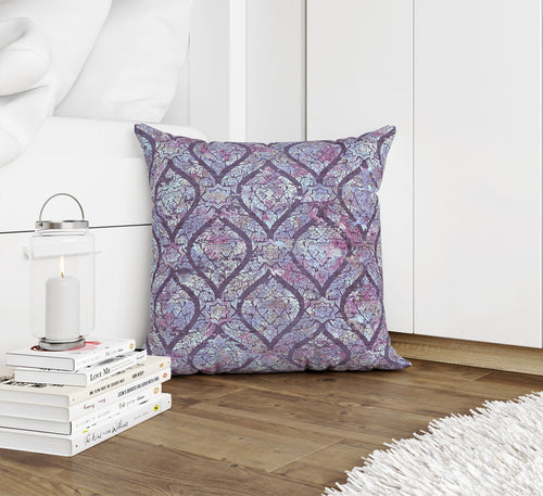 PURPLE RAIN Accent Pillow By Marina Gutierrez