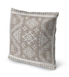 AZTEC WHITE Accent Pillow By Marina Gutierrez