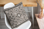 AZTEC CHARCOAL Accent Pillow By Marina Gutierrez