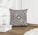 AZTEC DARK BLUE Accent Pillow By Marina Gutierrez