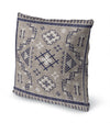 AZTEC DARK BLUE Accent Pillow By Marina Gutierrez