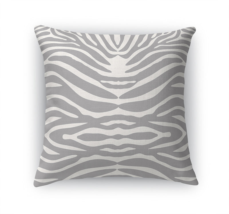 SAFARI GREY Accent Pillow By Marina Gutierrez