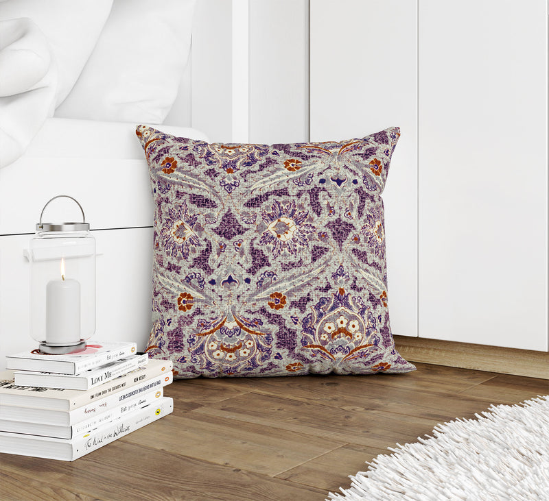 PURPLE CHARLOTTE Accent Pillow By Marina Gutierrez