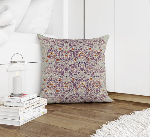 PURPLE CHARLOTTE Accent Pillow By Marina Gutierrez