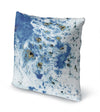 MARBLED BLUE Accent Pillow By Marina Gutierrez