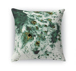 MARBLED GREEN Accent Pillow By Marina Gutierrez