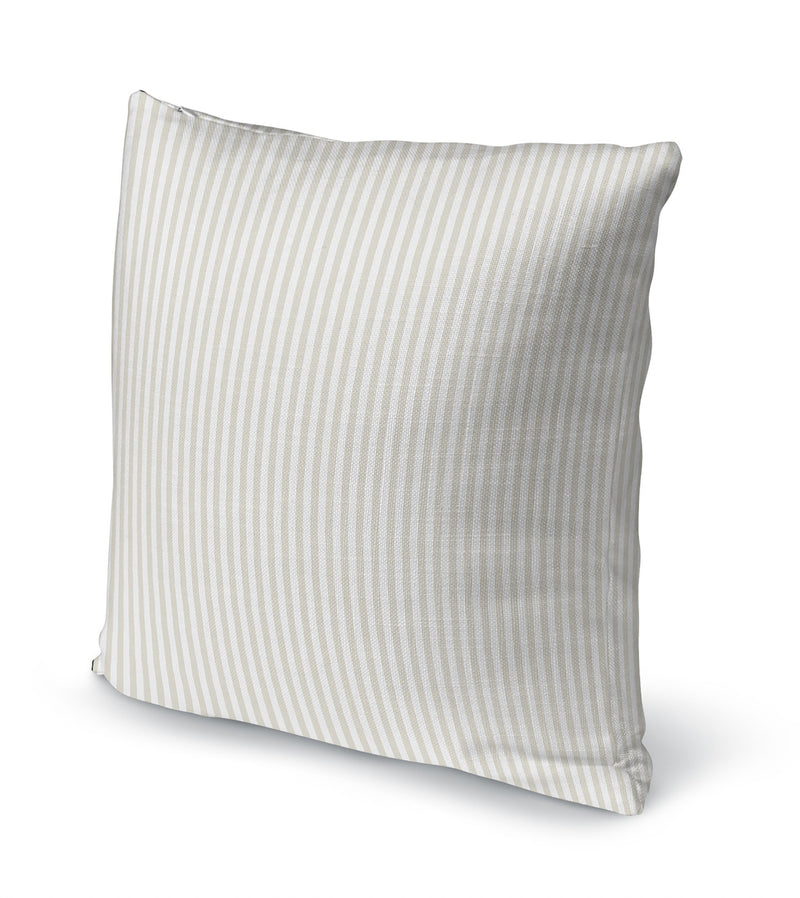 BELMONT STRIPE TAN Accent Pillow By Marina Gutierrez