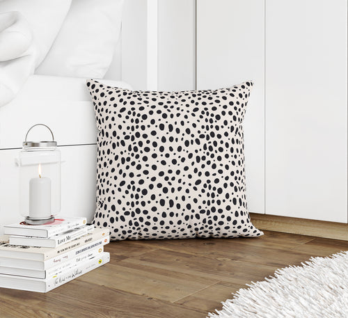 CHEETAH CHARCOAL SPOT Accent Pillow By Marina Gutierrez