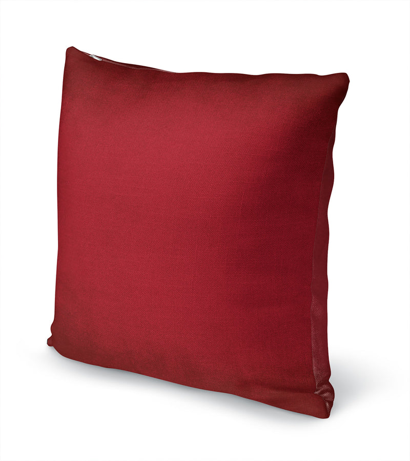 OMBRE RED Accent Pillow By Marina Gutierrez