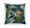 TROPICAL JUNGLE NAVY Accent Pillow By Marina Gutierrez